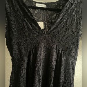 Urban Outfitters floral print black dress